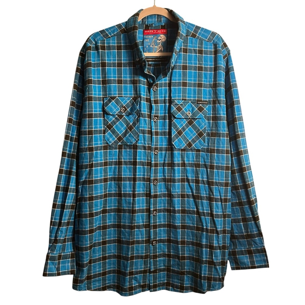 HATCH Outdoors Flannel Size 2XL Button Down Shirt